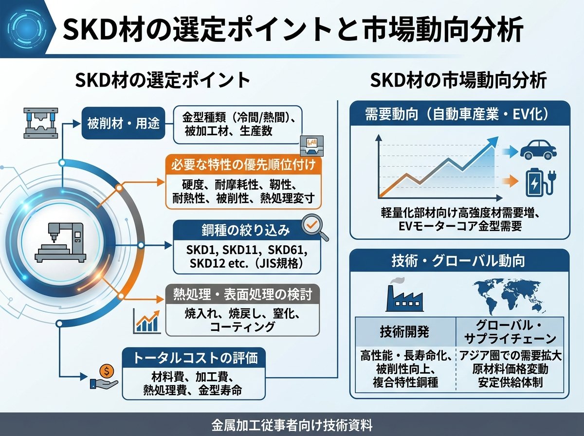 SKD材の選定ポイントと市場動向分析