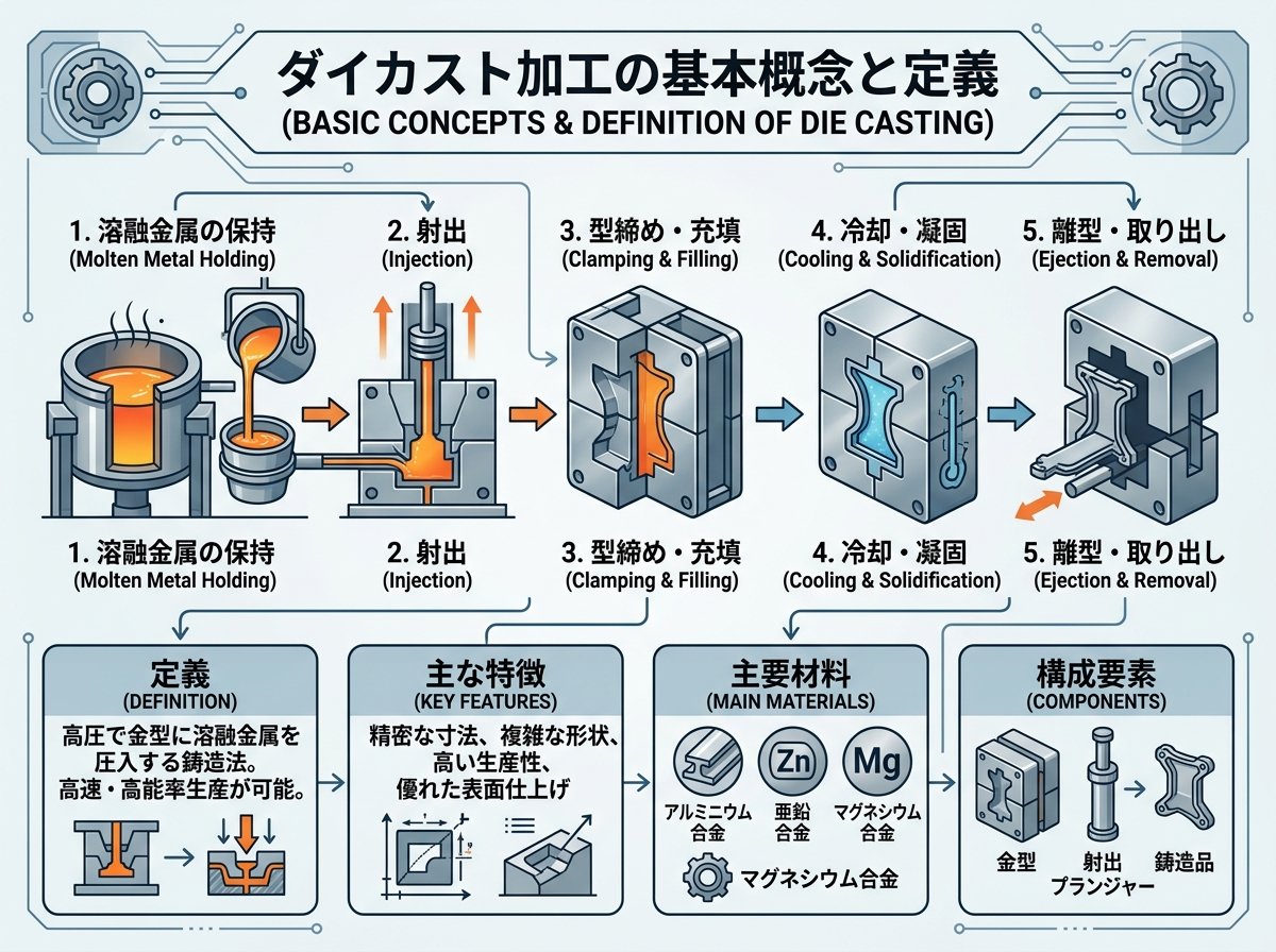ダイカスト加工の基本概念と定義