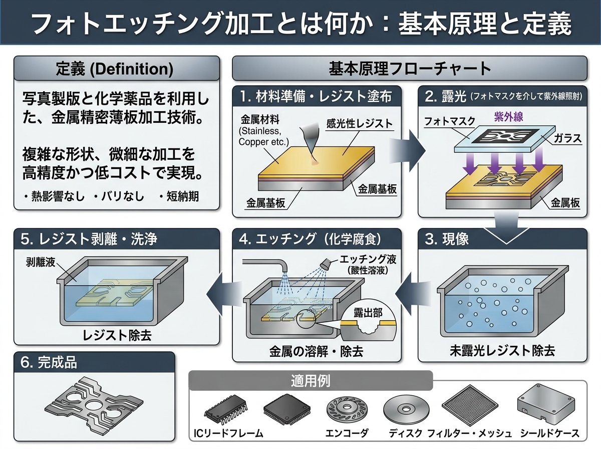 フォトエッチング加工とは何か:基本原理と定義