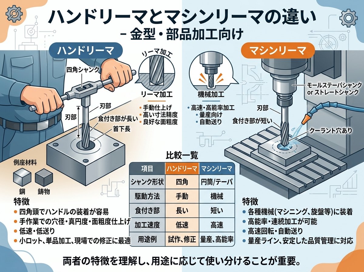 ハンドリーマとは何か?マシンリーマとの違い