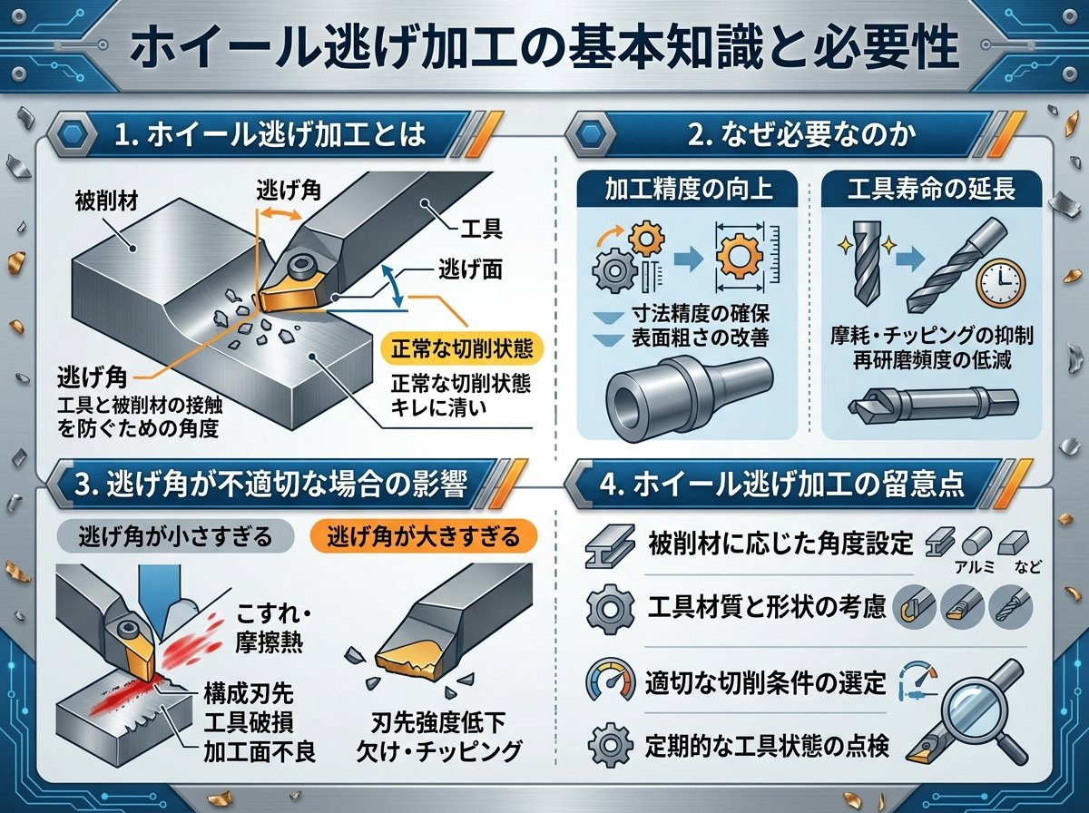 ホイール逃げ加工の基本知識と必要性