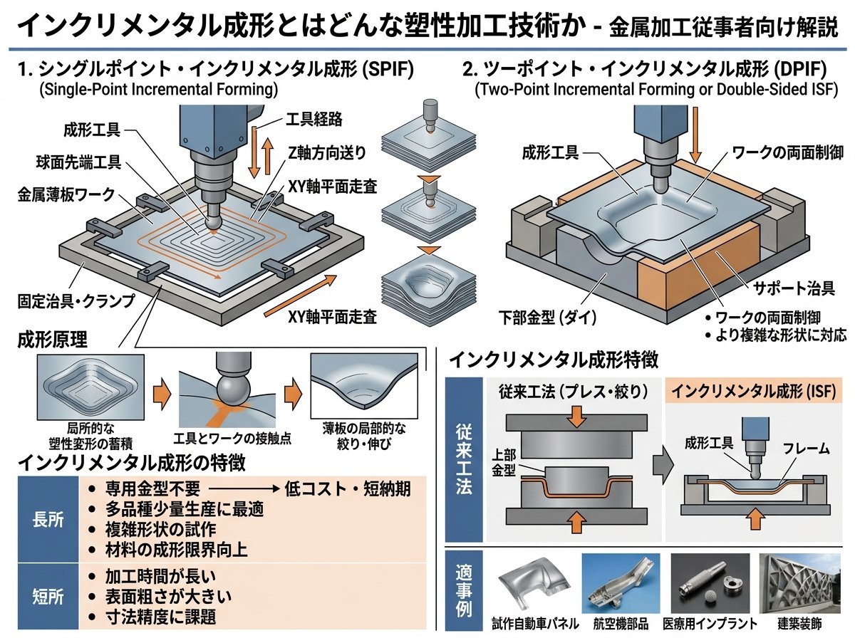 インクリメンタル成形とはどんな塑性加工技術か