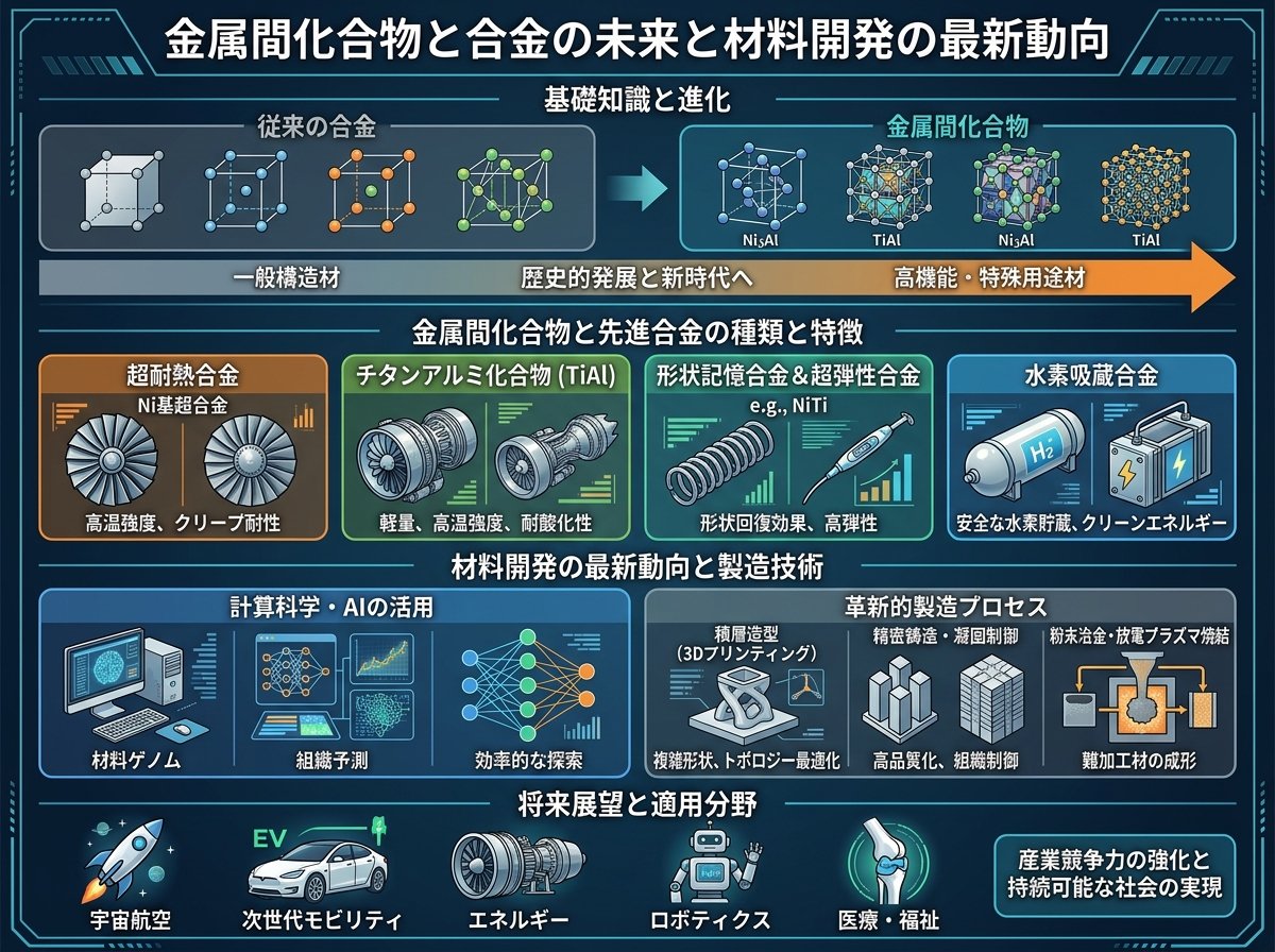 金属間化合物と合金の未来と材料開発の最新動向