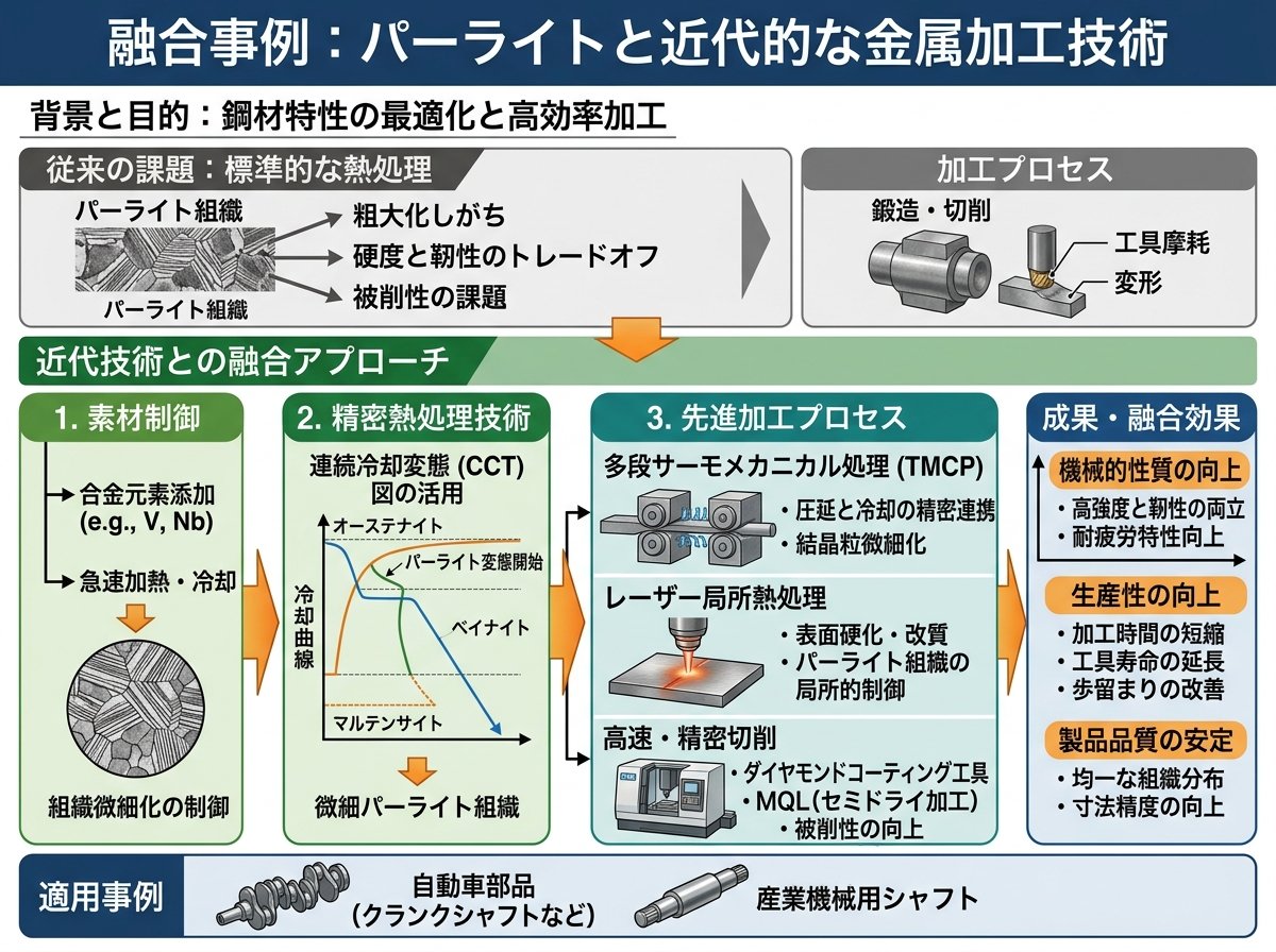 パーライトと近代的な金属加工技術の融合事例