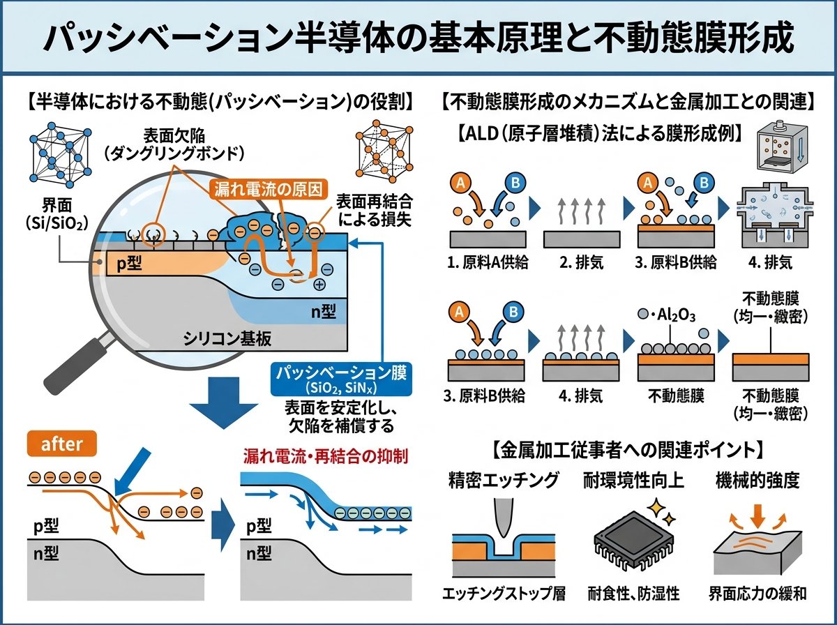 パッシベーション半導体の基本原理と不動態膜形成