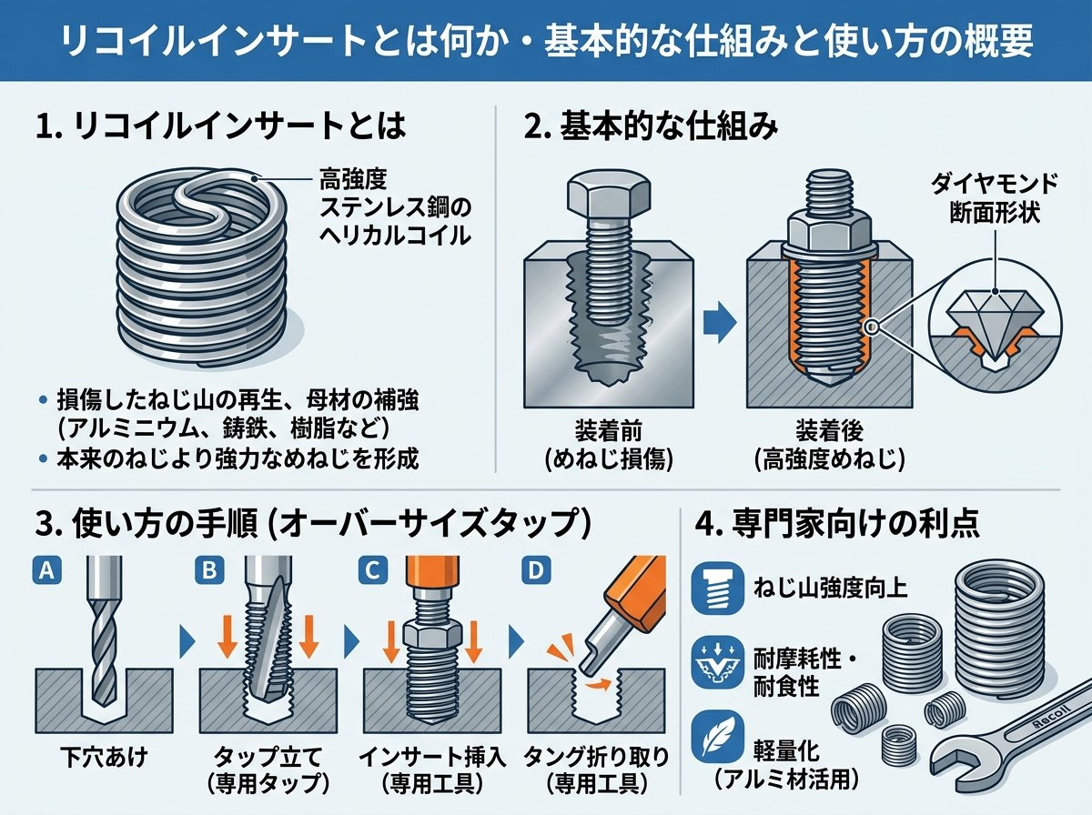 リコイルインサートとは何か・基本的な仕組みと使い方の概要