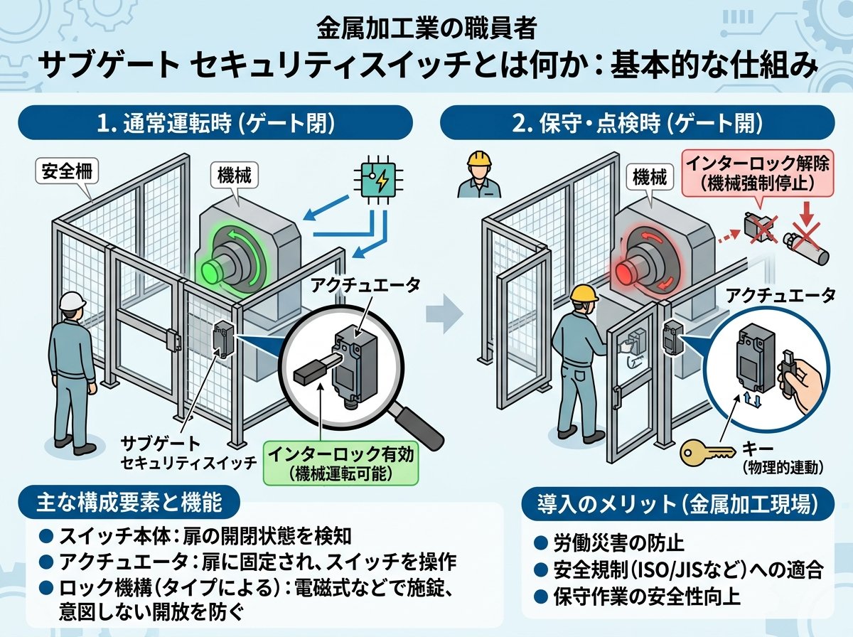 サブゲート セキュリティスイッチとは何か:基本的な仕組み