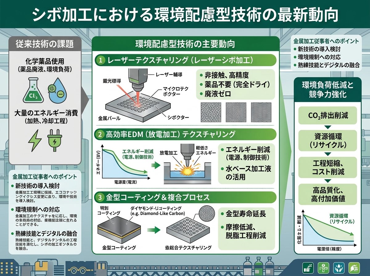 シボ加工における環境配慮型技術の最新動向