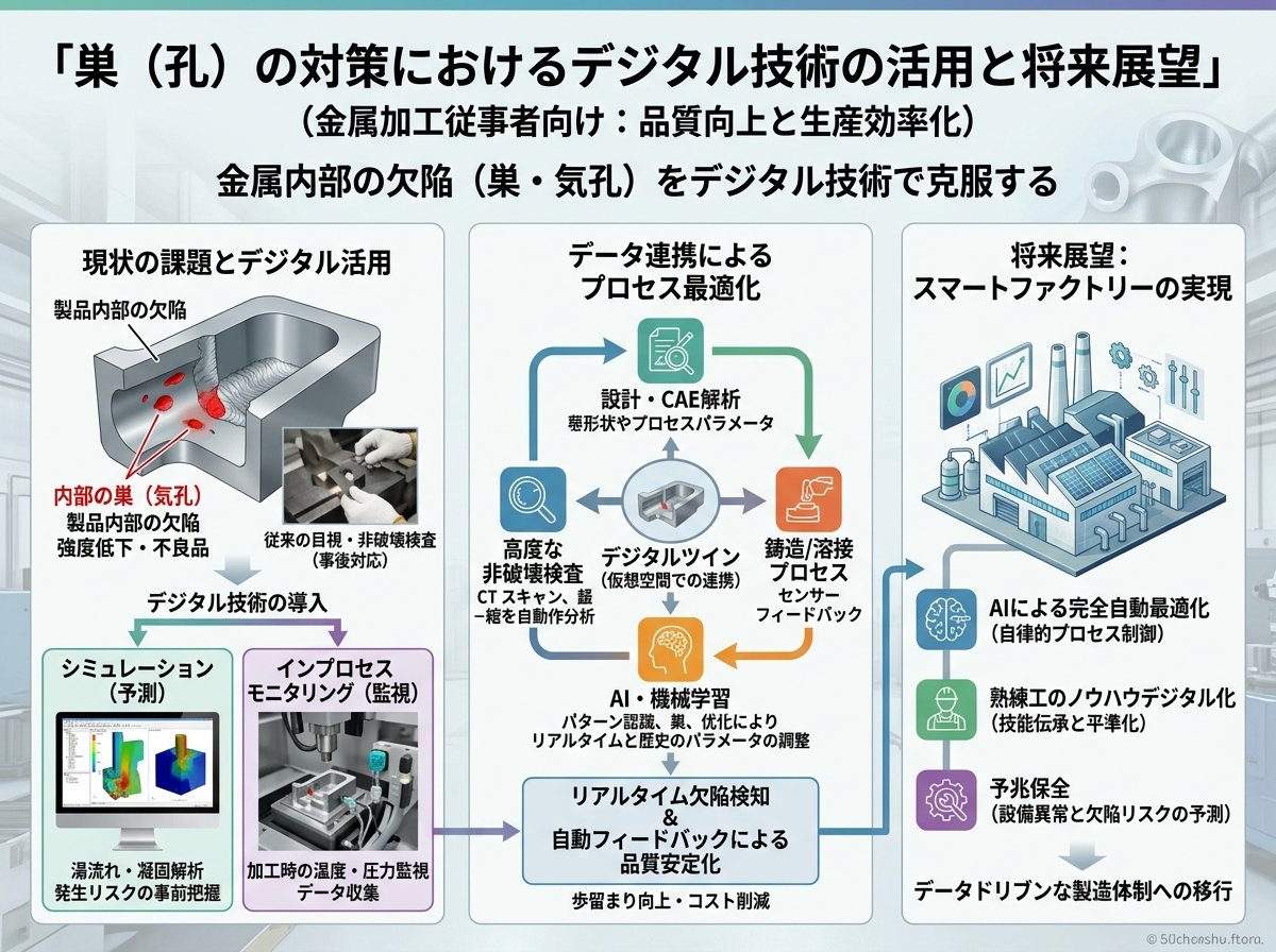 巣(孔)の対策におけるデジタル技術の活用と将来展望