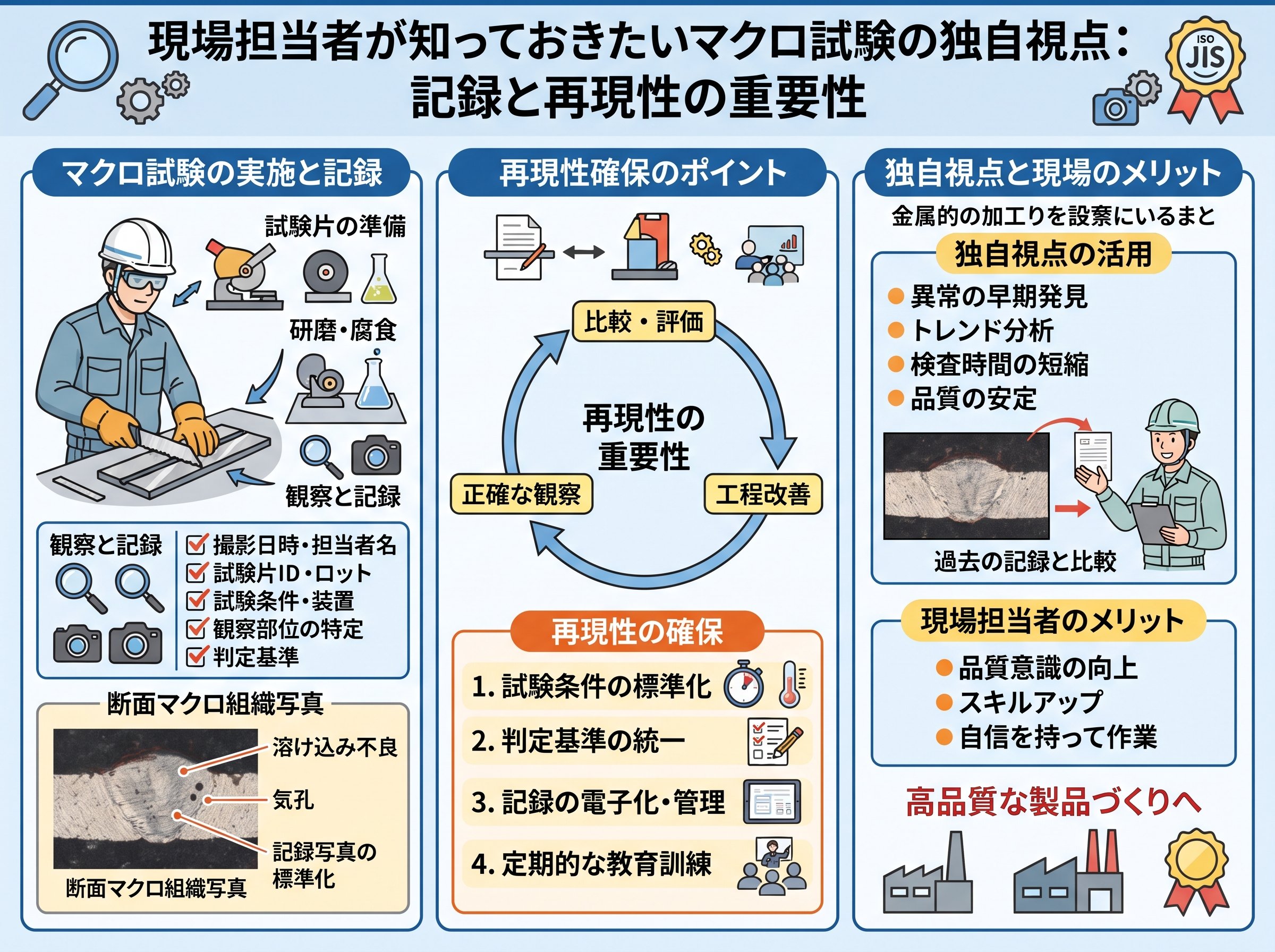 現場担当者が知っておきたいマクロ試験の独自視点:記録と再現性の重要性